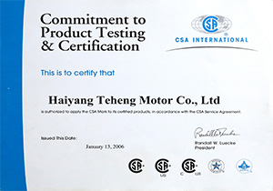 CSA Certificate